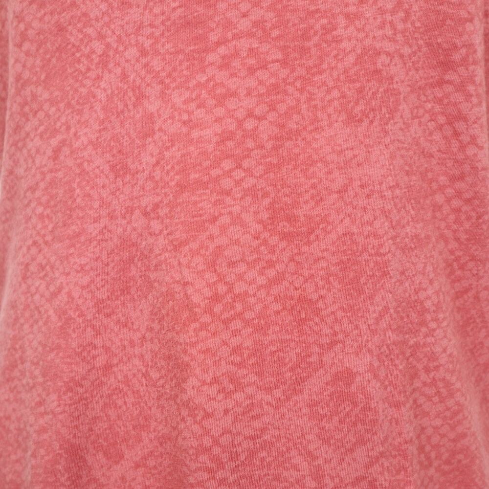 Athleta Size XS Active Tee Shirt Cotton Texture Coral Orange - Picture 8 of 10